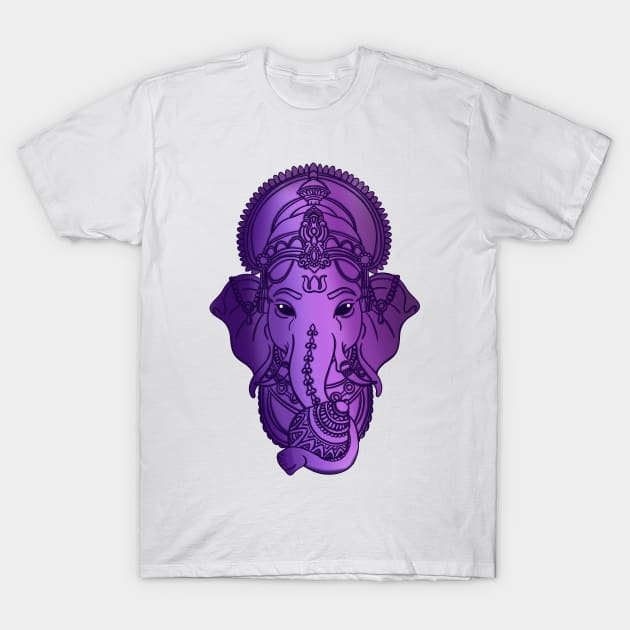 indian elephant T-Shirt by Eikia